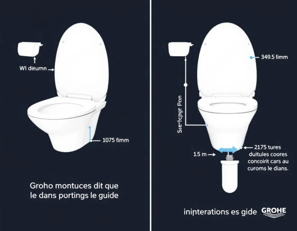 Montage WC suspendu Grohe : Astuces pro dans le guide PDF détaillé