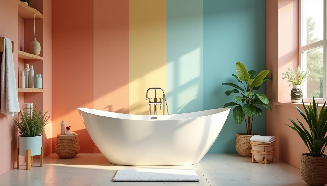 Peindre salle de bain quelle couleur : nos astuces déco infaillibles
